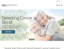 Tablet Screenshot of epigenomics.com